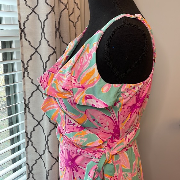 NWT Lilly Pulitzer Fontaine Wrap Dress - Picture 9 of 12